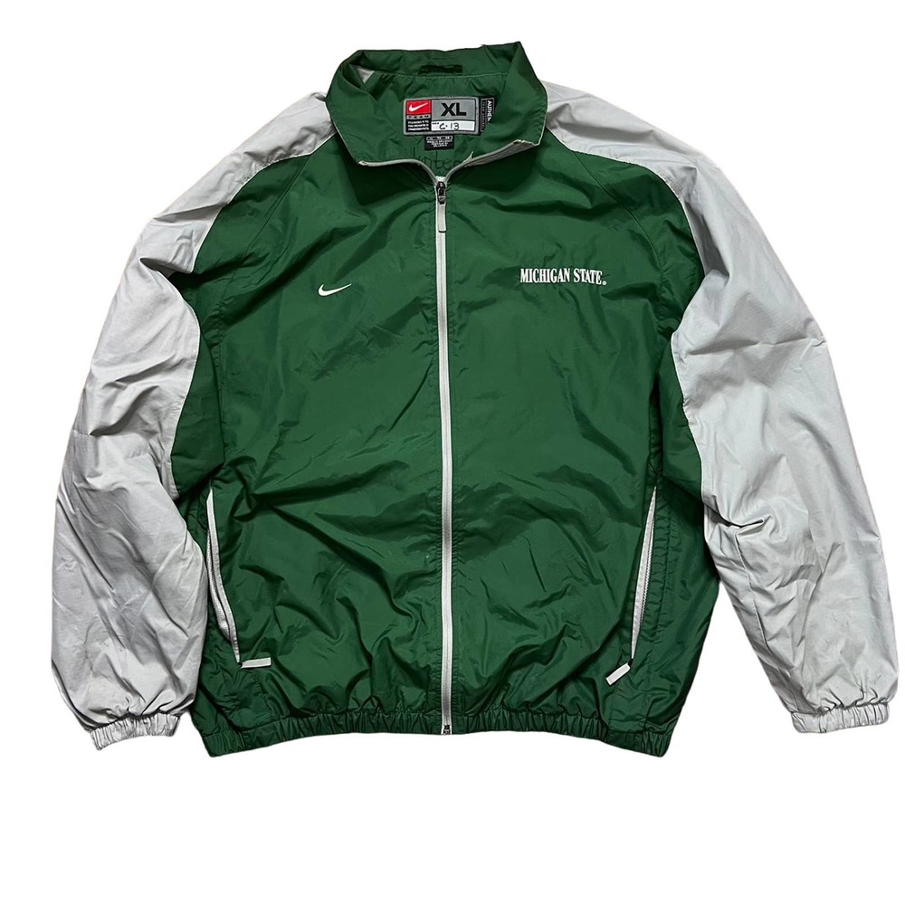 Vintage Nike Michigan state windbreaker